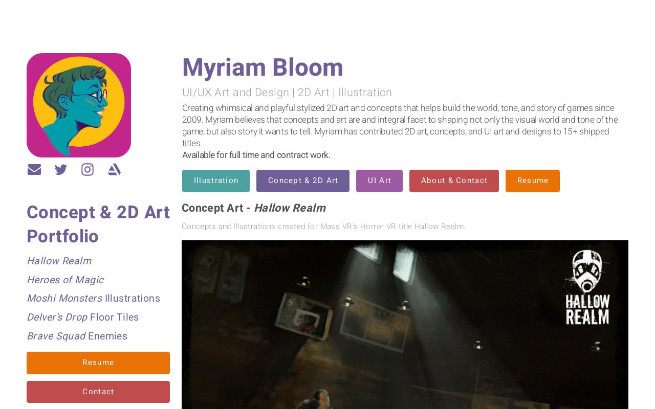 Myriam Bloom | 2D Artist