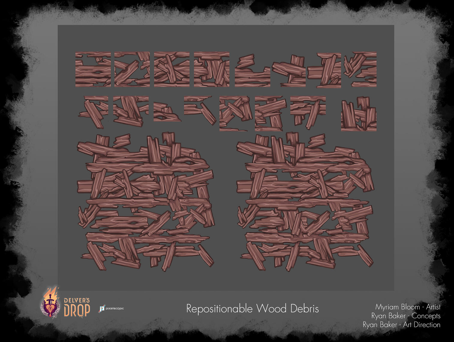 Repositional Wood Plank Debris