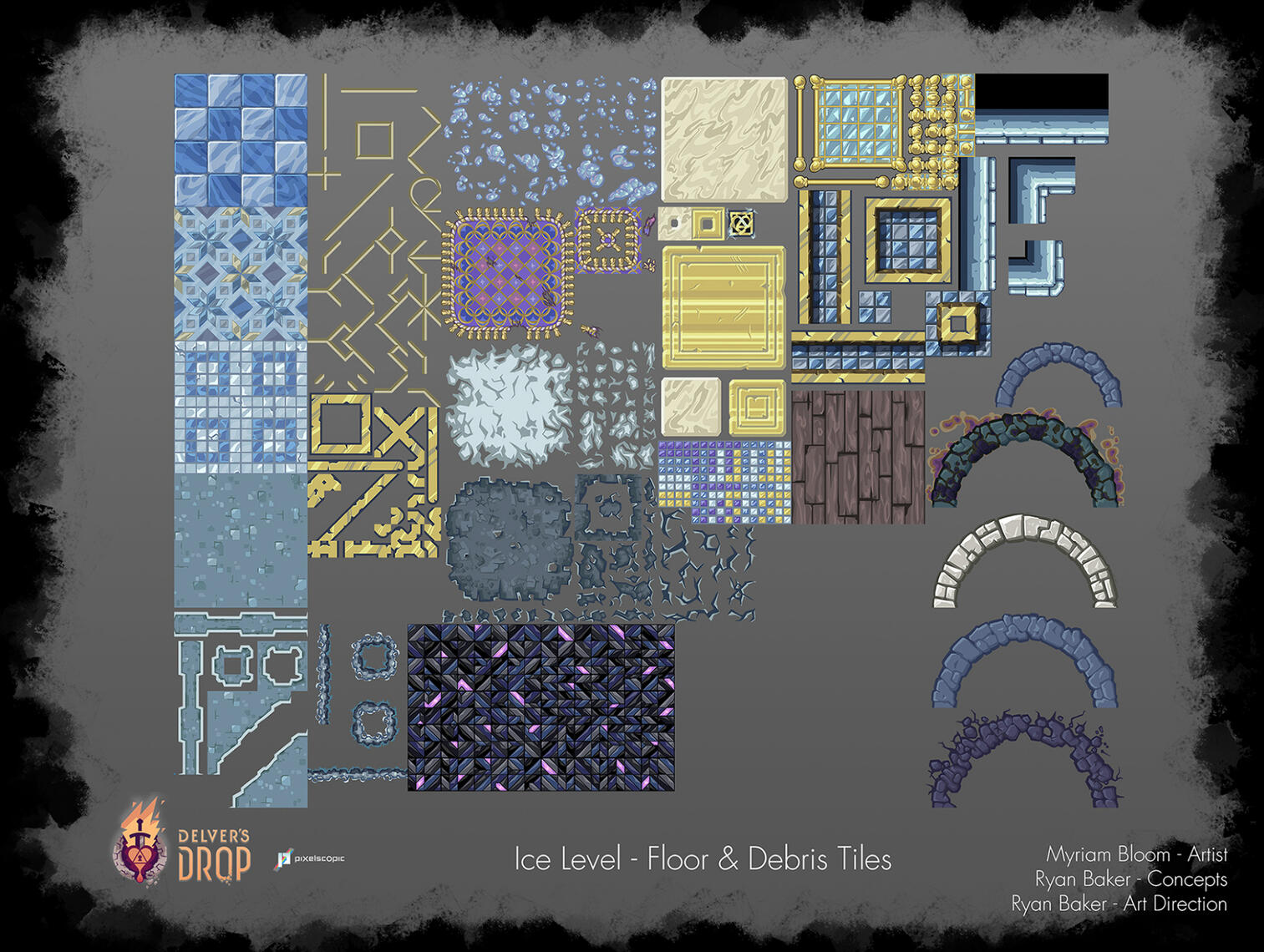 Floor Tiles Ice Level