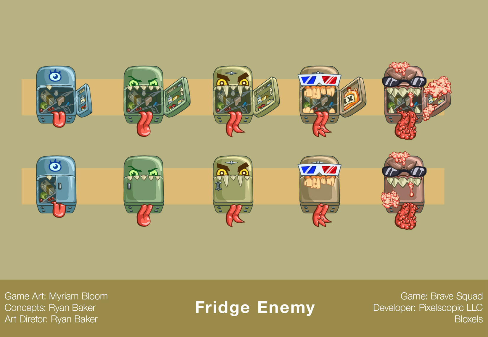 Fridge Enemy Art